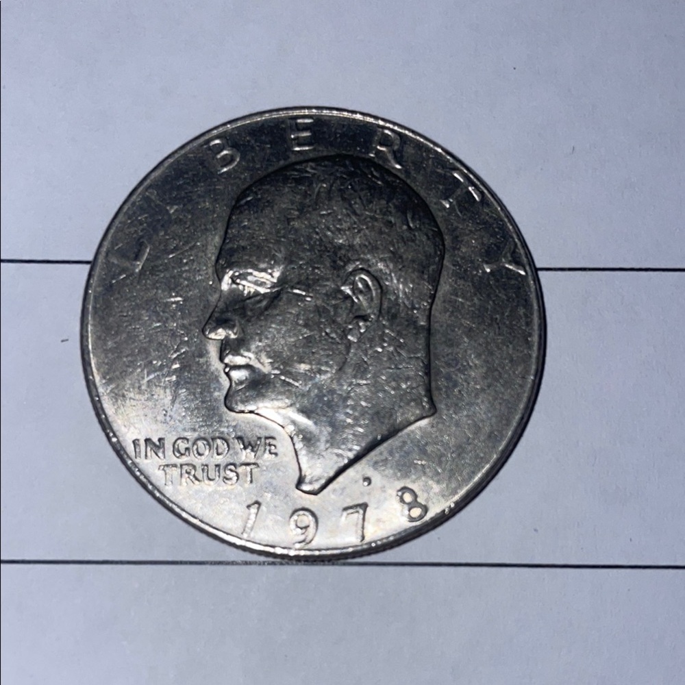 1978 Eisenhower Dollar Coin/ with the MINT MARK